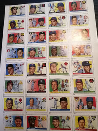 1955 Topps baseball  mini set in sheets 1-210 full set