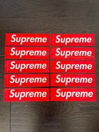Supreme Box Logo Stickers