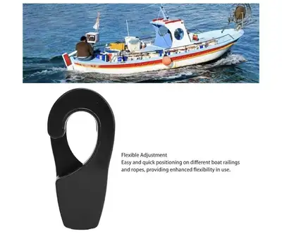 Brand New Boat Bumper Clips, ABS Pontoon Boat Fender Clips for Docking, Pontoon Boats Square Rail Fe...