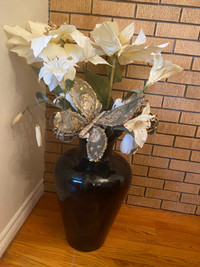 Large artificial flowers arrangement 