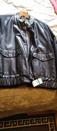Perry Ellis mens polyurethane jacket new with tags size medium