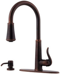 Pfister Ashfield Pull-Down Kitchen Faucet With Soap Dispenser
