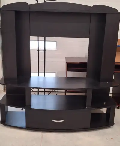 Large black tv stand, View more