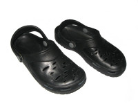 Sandale style Croc noir, pointure 5, neuf
