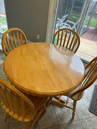 Solid wood kitchen table