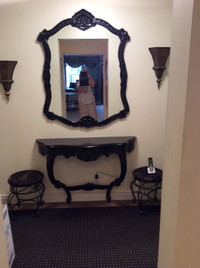 Antique console table with mirror - sacrifice price