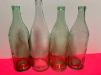 Vintage Bottles Set of 4