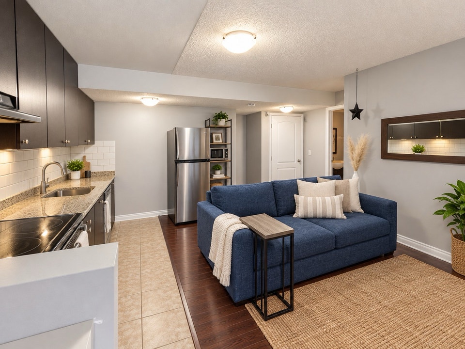 Basement for Rent - 1 bed, 1 bath & Kitchen 2