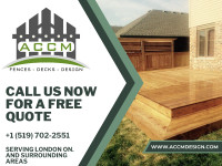 ACCM Fences, Decks & DesignsFor all your backyard needs!
