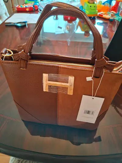 Brand New With Tags H By Halston Brown Crossbody Bag, View more