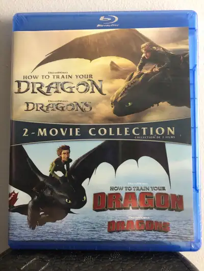 How to Train Your Dragon and Dragons 2 Movie Collection Blu-ray