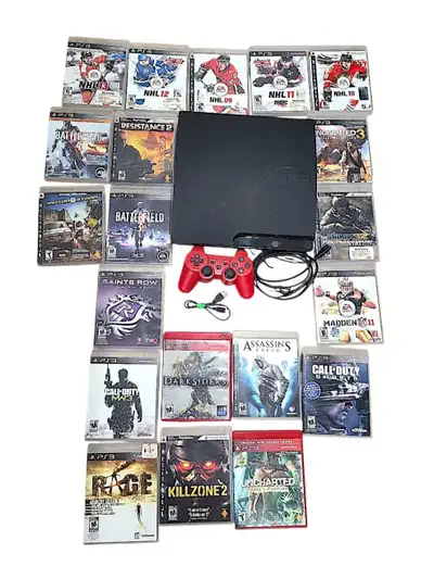 Playstation 3 Slim Bundle Deal! 20 Games & New Controller , View more