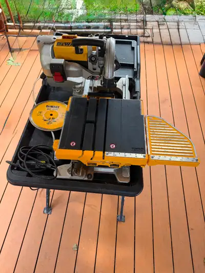 DEWALT TILE SAW, View more