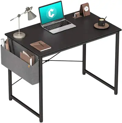 BRAND NEW 32” Black Office Desk, Modern Writing Study Desk