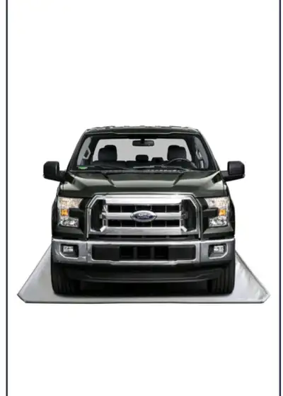 New Floor Defender Garage Containment Mat. Truck size 8 feet by 21 feet. Sells on Amazon for $330 pl...