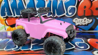 ARCS EDITION JEEP – Pink body with Lights installed 1/18 AWD
