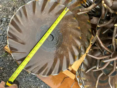 18 1/2” blades $45 each, 17 1/2” blades $15 each, finger sprockets (good ones) $30 each. Off Great P...