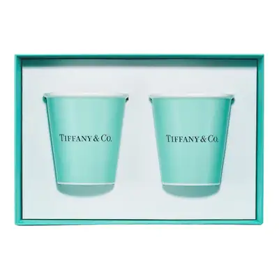 TIFFANY & CO. TIFFANY COFFEE CUPS IN BONE CHINA, SET OF TWO, View more