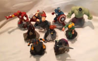 Disney Infinity Figures with Base Pads - 9 Different - LOT