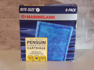 Keep your aquarium crystal clear with these Marineland Penguin Bio-Wheel filter cartridges! This is...