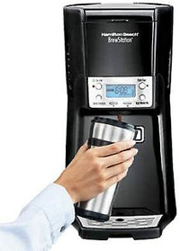 Hamilton Beach Brands 48463 12-Cup Black Brewstation Coffeemaker