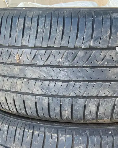 All four tires have Noise Reducing Tire Technology, which is visible when looking inside the tire. T...