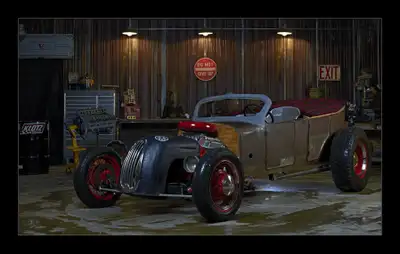 This is a Ford Roadster 1927 era build by someone that was in the vintage car industry the personé i...