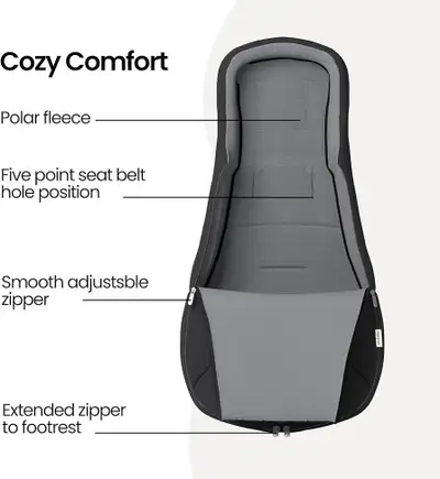 Mompush Stroller Footmuff & Cover for Winter, View more