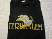 NEW .. JERUSALEM SWEAT SHIRT and CAP and HANGING EMBLEM