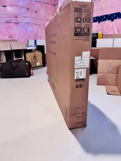 Tv Box- Sony 65”, View more