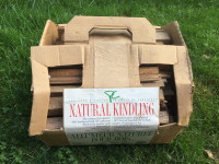 Natural Kindling Wood/ Fire Starter PLUS Fire Log