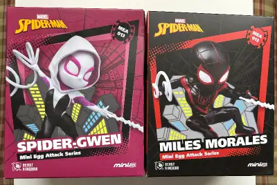 Beast Kingdom Mini Attack Spider-Man Spider-Gwen Miles Morales, View more