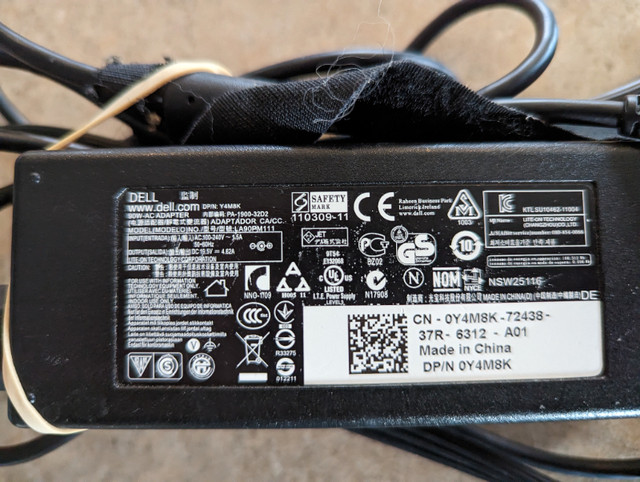 Dell 19.5 Volt AC Adapters (7.4mm x 5.0mm tip) in System Components in Hamilton - Image 4