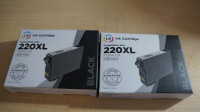 2  EPSON 220 XL COMPUTER INK CARTRIDGES