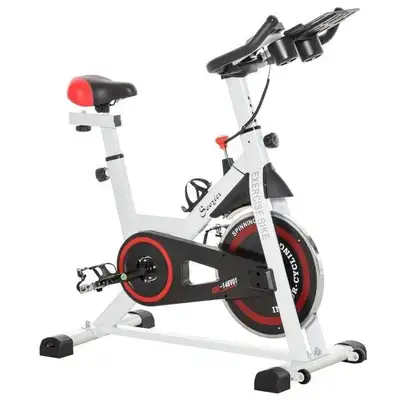 Soozier Adjustable Exercise Bike Aerobic Training Indoor Cycling, View more