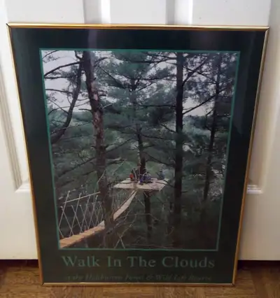 Vintage "Walk In The Clouds" Framed Poster, View more
