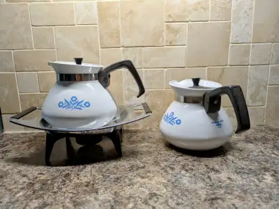 Corning Ware Teapot with tealight candle warmer, View more
