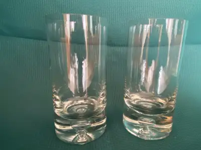 Krosno Bubble Bottom Crystal Highball Glasses (2), View more