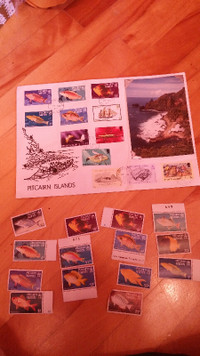 Timbres des iles Pitcairn