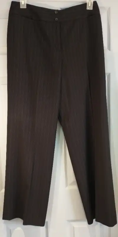 Jones New York wool navy striped pants, View more