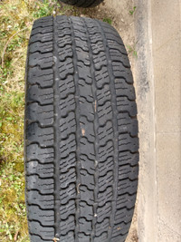TIRES (2) USED. FOR SALE. GOOD YEAR WRANGLER'S. P215/65R17