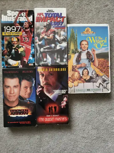 ••• FOR SALE ••• Assorted VHS and DVD movies From $5