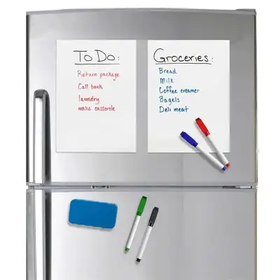 Magnetic Whiteboard A4 Message Board Remind Memo for Home Office, View more