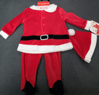 Baby Santa clothes 3 piece set & Rebecca pajamas