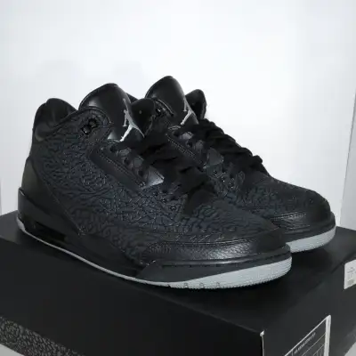 2011 Air Jordan 3 Retro Black FLIP Elephant Print Size 11, View more