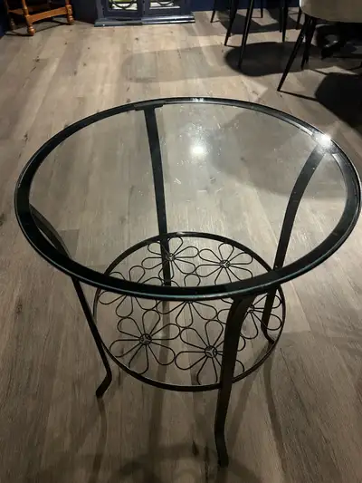 glass end table, View more