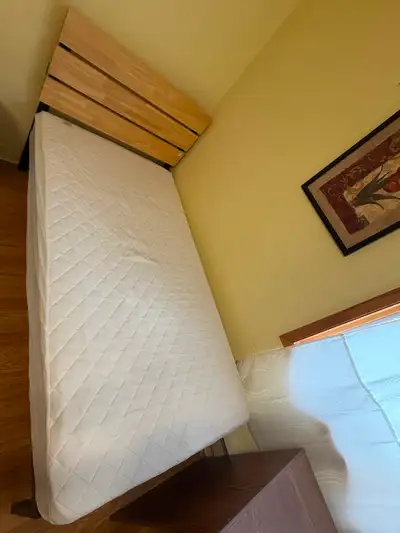 A complete Twin bed for sale, View more