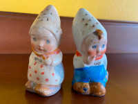 Vintage Dutch Boy and Dutch Girl Salt and Pepper Shakers