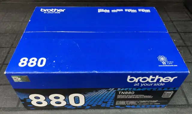 (NEW) Brother TN880 Genuine Super High Yield Toner Cartridge BLK in Printers, Scanners & Fax in City of Toronto - Image 2