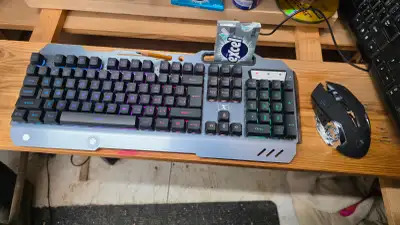 Xinmeng Mamba Snake K680-Pro Wireless Keyboard Mouse, View more